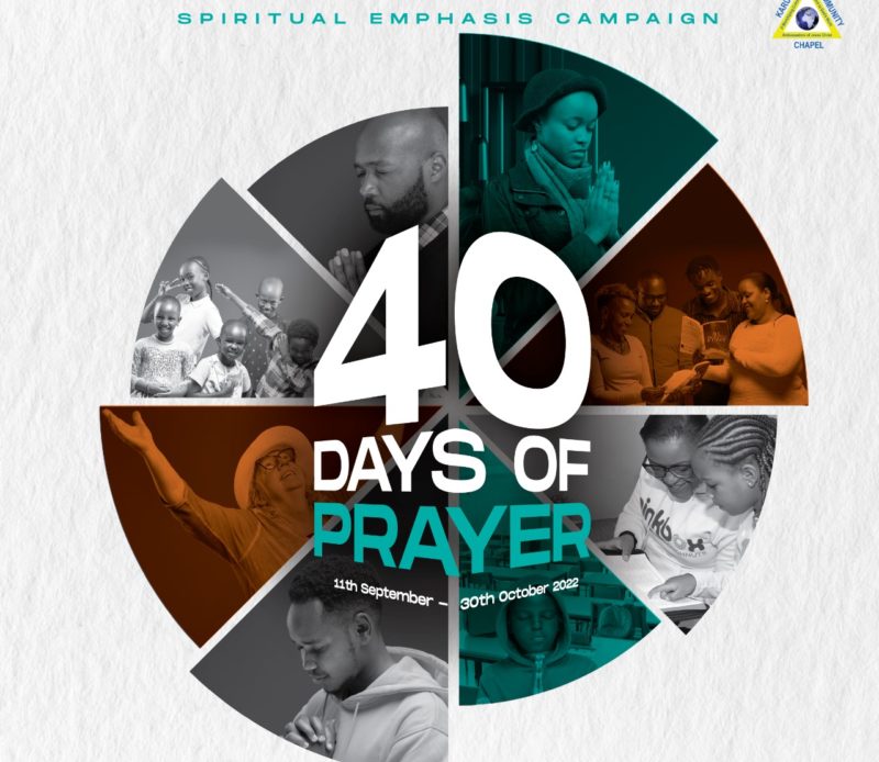 40 Days of Prayer - Spiritual Emphasis Campaign