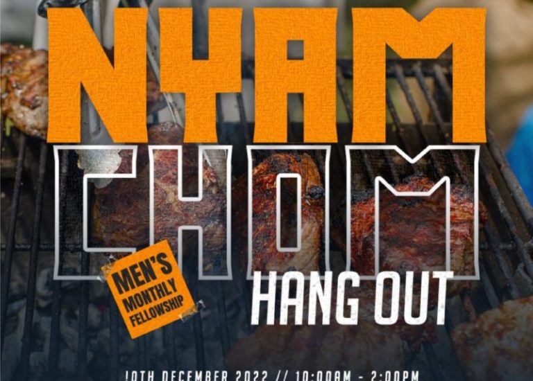 Nyam Chom Hangout – Men’s Monthly Fellowship