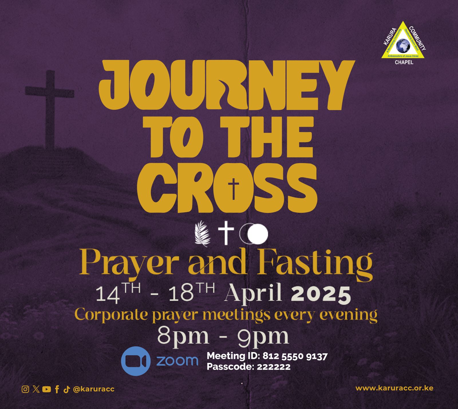 Journey To The Cross