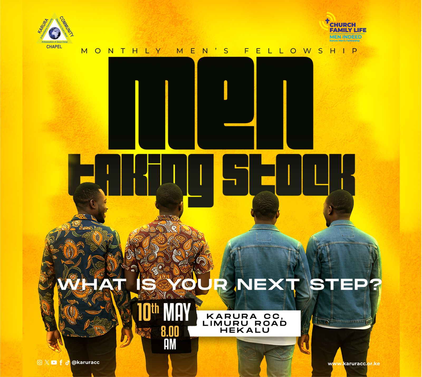Monthly Men’s Fellowship