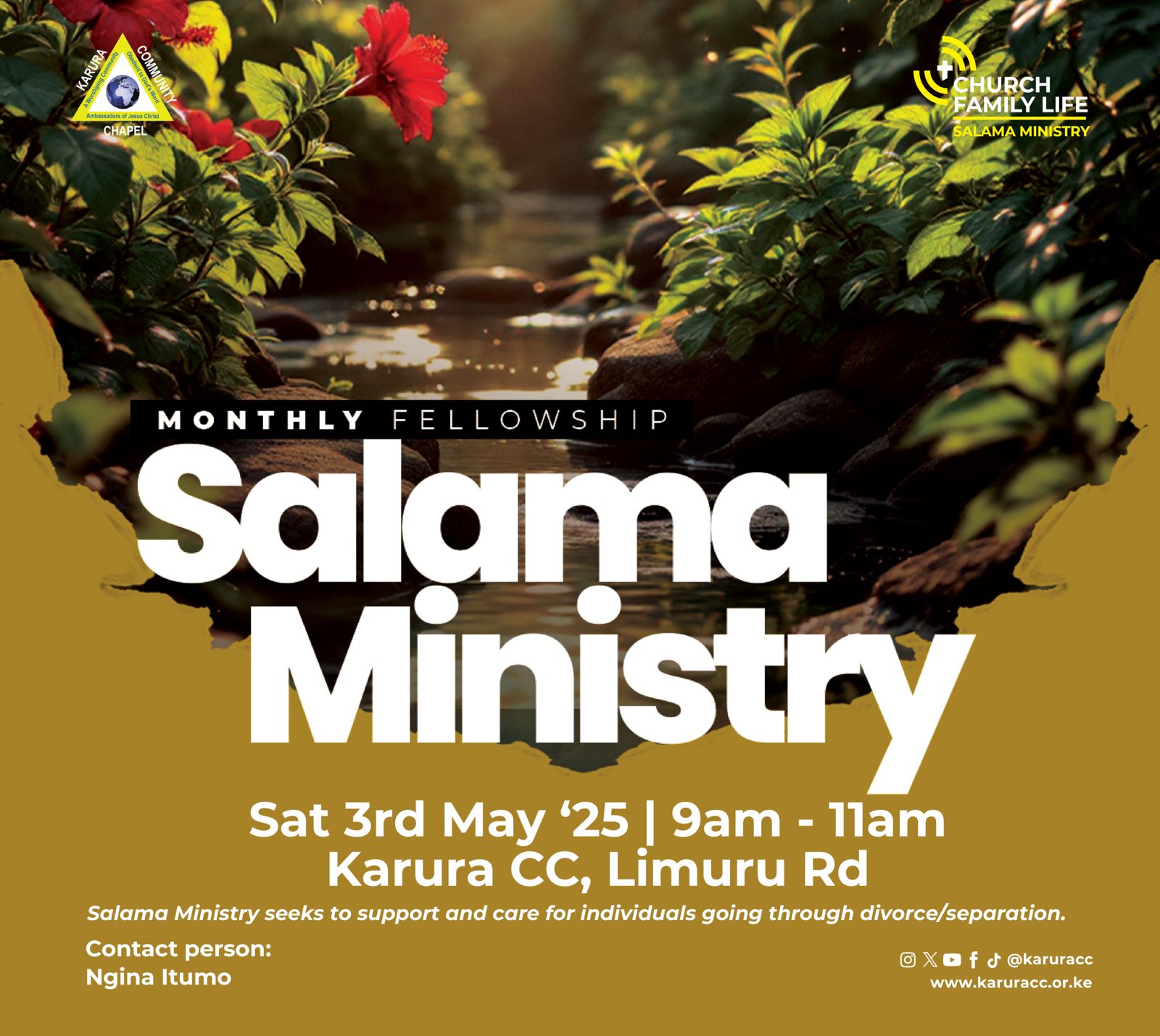 Salama Ministry Monthly Fellowship