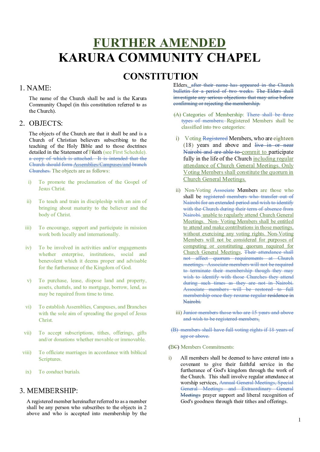 Karura Constitution Amended Draft – 12625 (With tracked Changes)