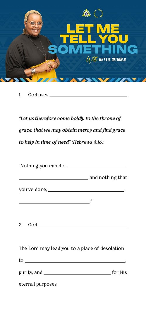 Sunday 22nd June Sermon Notes FILLABLE