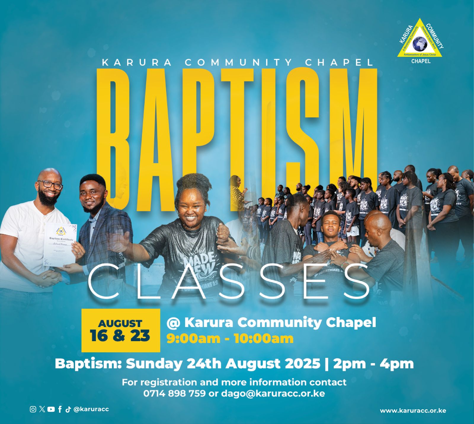 Baptism Classes 23/08/2025