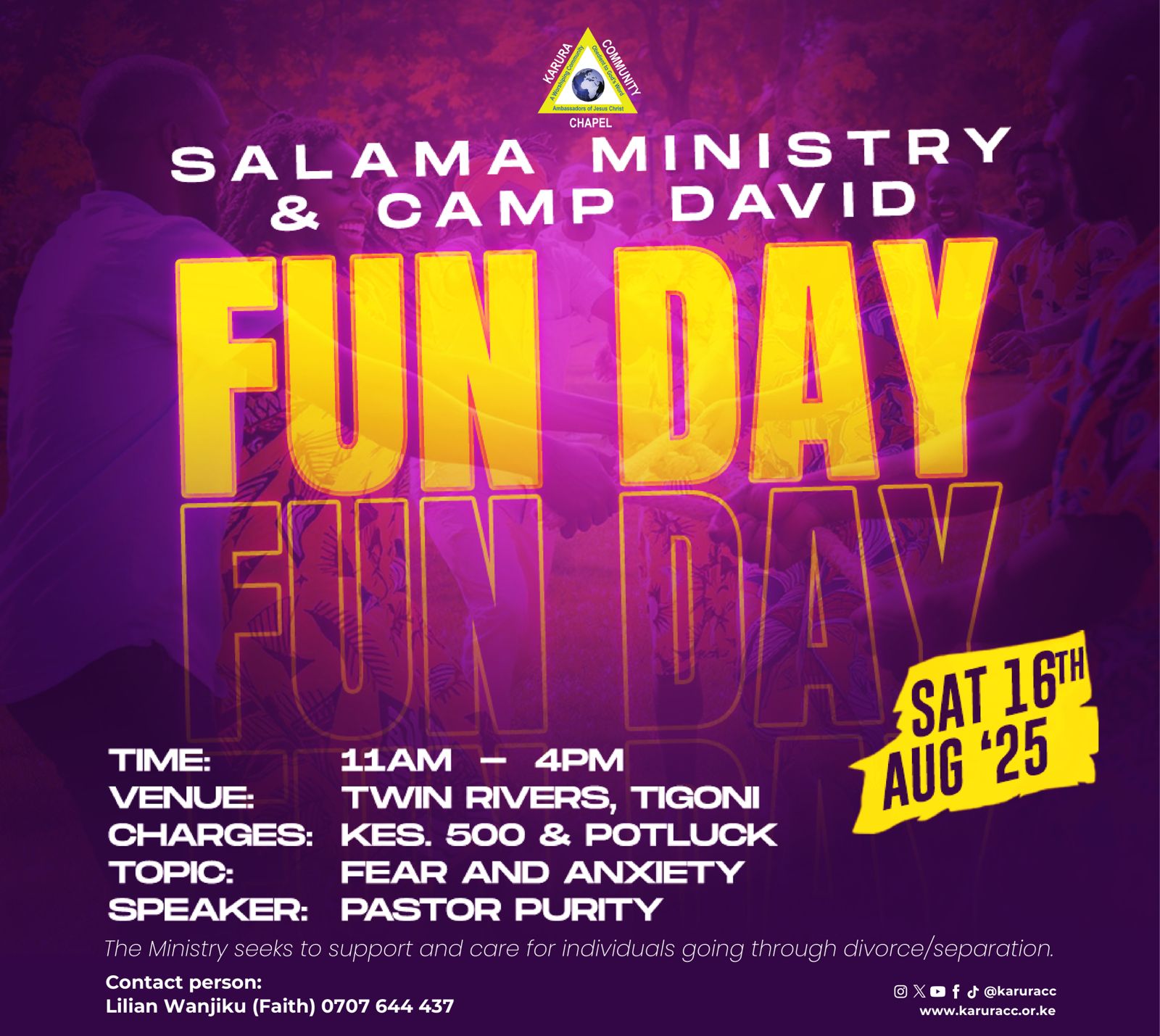 Salama Ministry & Camp David Fun Day