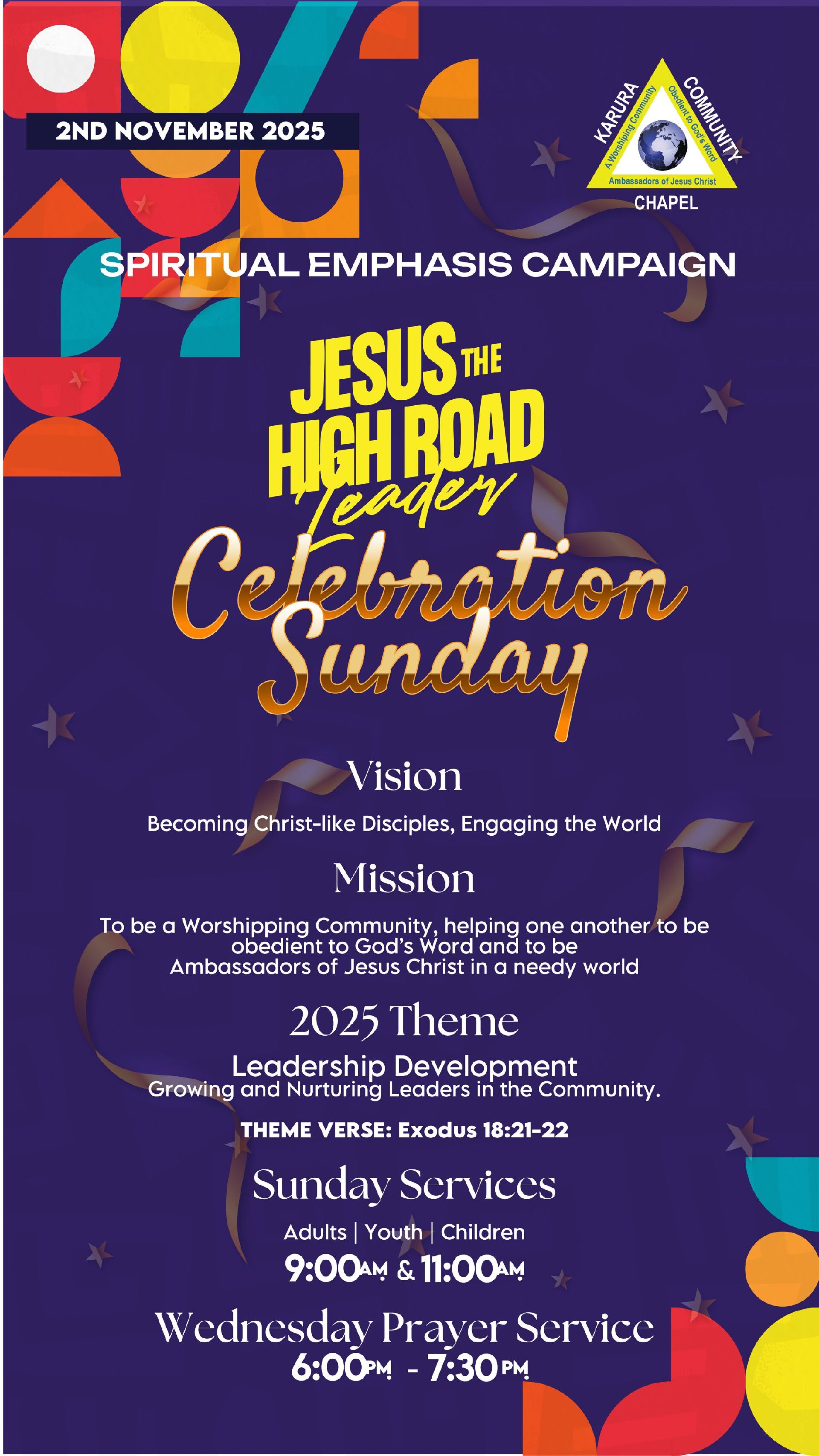 Karura CC 2nd November 2025 Bulleting