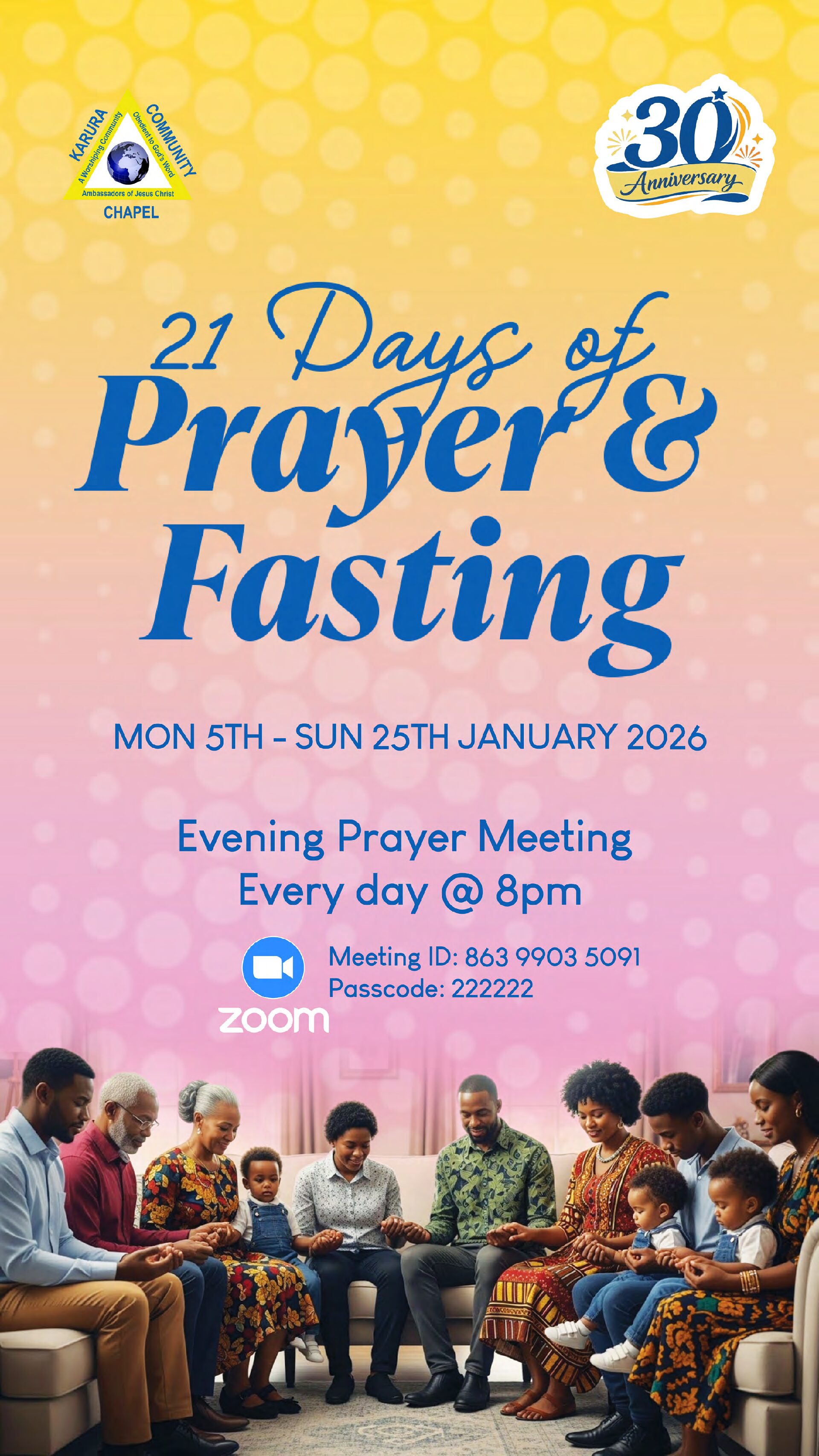21 Days Prayer and Fasting Guide January 2025